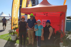 Usuarios de la asociación en una actividad 