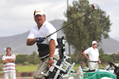 Usuarios jugando al golf